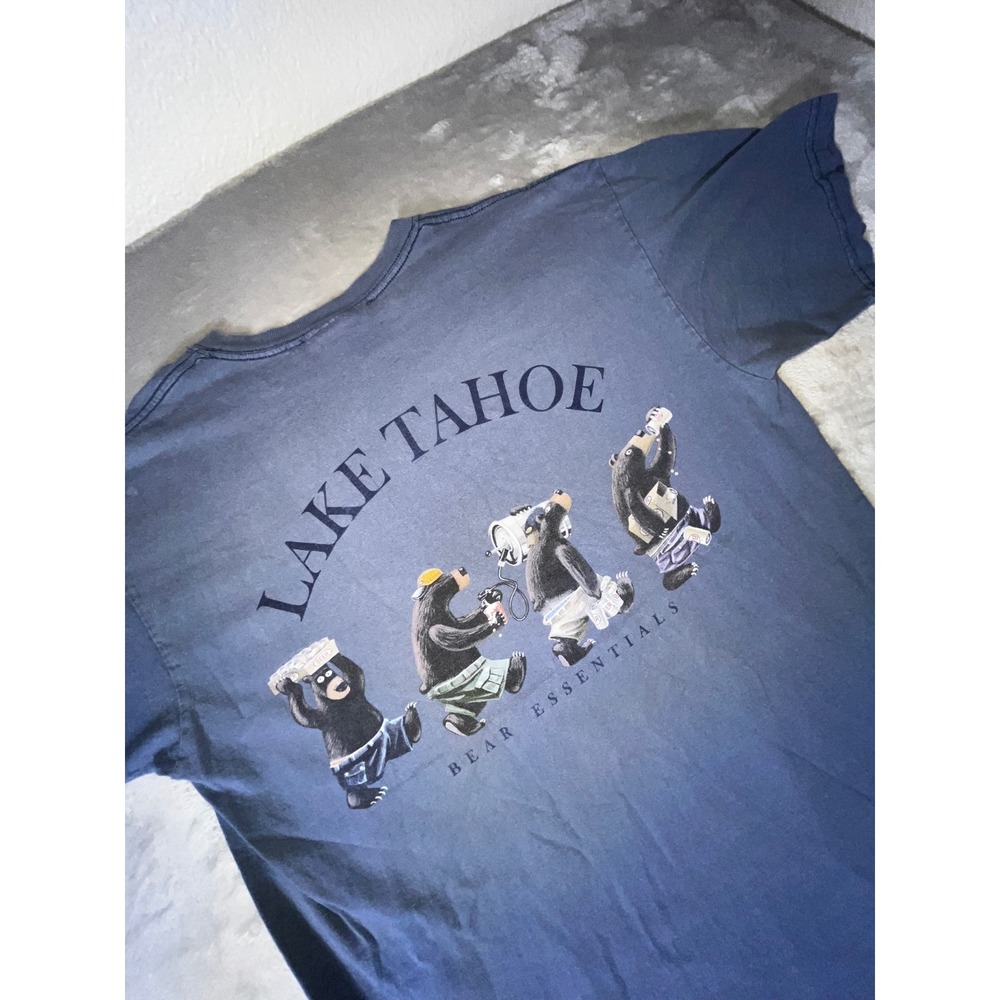 Duck Company Lake Tahoe Bear Essentials TShirt Mens L fits like M Vintage